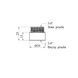 Удлинитель Karro 3/4" ВН, L=15 мм (1.5 см) хром KR-3209 фото 2