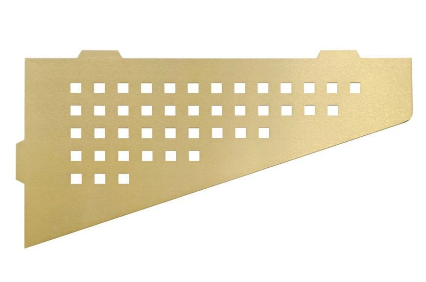 Кутова полиця для ванни REA SF05 30 BRUSHED GOLD фото