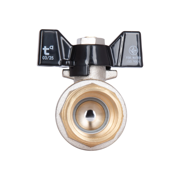 Кран кульовий 3/4" ВЗ для води (метелик) Thermo Alliance SD607W20 фото