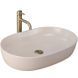 Умивальник (раковина) REA CLEO 61 BEIGE MATT бежевий накладний фото 1