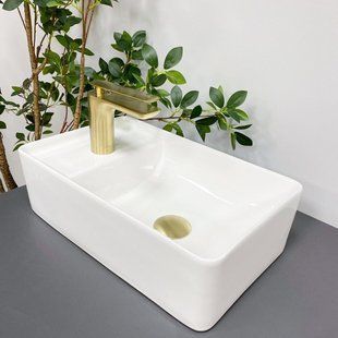 Умивальник (раковина) VBI LECCO WHITE накладний фото