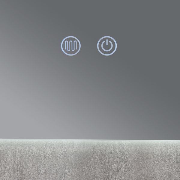 Дзеркало Qtap Taurus (TA2) 800&times;600 мм з LED-підсвічуванням Touch, з антизапотіванням, з димером, рег. темп. кольору (3000-6500K) QTTAU8006004895 фото