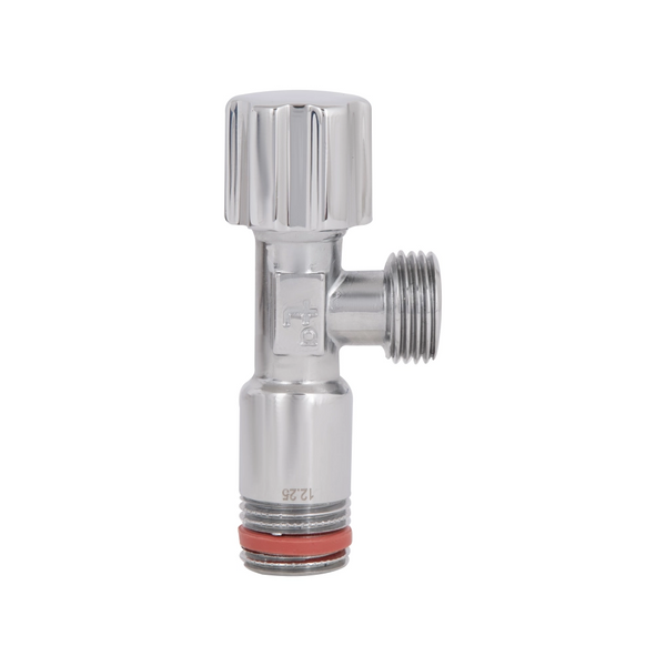 Кран кутовий вентильний 1/2"НН, хром Thermo Alliance Forte TAF341W1515 фото