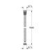Шланг для душу 150 см Grohe VitalioFlex Metal Long-Life TwistStop 22101000 (хром, нержавійка) фото 2