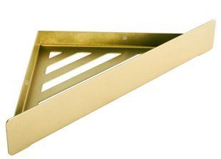 Кутова полиця для ванни REA SF07 28 BRUSHED GOLD фото