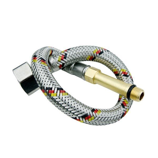 Шланг для змішувача 30 см 1/2"хМ10, довга голка 35 мм Raftec FHLN030 фото