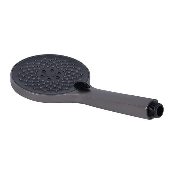 Змішувач для ванни Qtap Vlasta New (з душовим гарнітуром) QTVLA259GMB45643 Gunmetal Black PVD фото