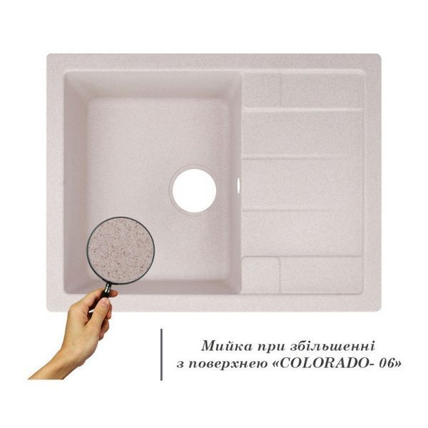 Кухонна мийка Lidz 650x500/200 COL-06 (LIDZCOL06650500200) фото