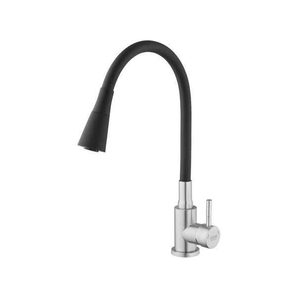 Смеситель для кухни Kroner KRP Edelstahl Klassisch - ESG031BLK фото