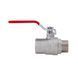 Кран шаровой SD Forte 1" ВН для воды (ручка) SF605W25 фото 3