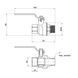 Кран шаровой SD Forte 1" ВН для воды (ручка) SF605W25 фото 2
