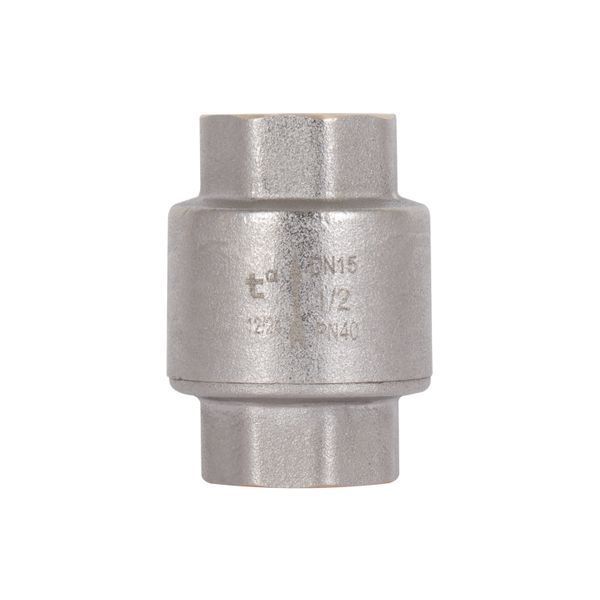 Обратный клапан 1/2"ВВ никель с латунным штоком Thermo Alliance Standart TAS240W15 фото