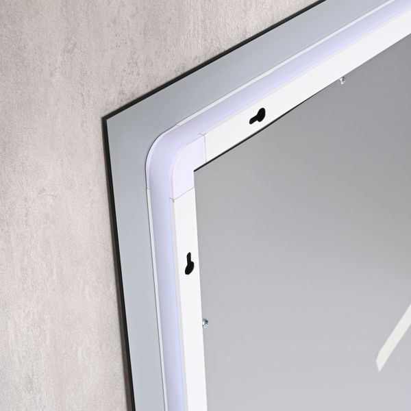 Дзеркало Qtap Taurus (TA1) 1200&times;800 мм з LED-підсвічуванням Touch, з антизапотіванням, з димером, рег. темп. кольору (3000-6500K) QTTAU120080048958 фото