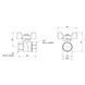 Кран кульовий SD Forte 3/4" ВР для води (метелик) SF602W20 фото 2