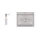 Мойка для кухни интегрированная Lidz Handmade H6050 (LDH6050BRU35371) Brushed Steel 3,0/0,8 мм фото 1