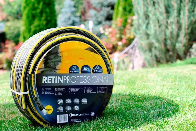 Шланг садовий Tecnotubi Retin Professional для поливу діаметр 1/2 дюйма, довжина 50 м (RT 1/2 50) фото