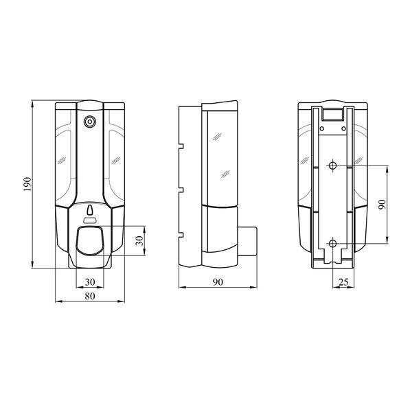 Дозатор для жидкого мыла Kroner KRM Rizze - ACP403 фото