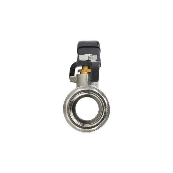 Кран шаровый 1/2" ВВ для воды (ручка) Raftec Black DRH1 фото