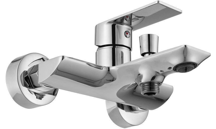Смеситель для ванны REA URBAN CHROME хром настенный фото