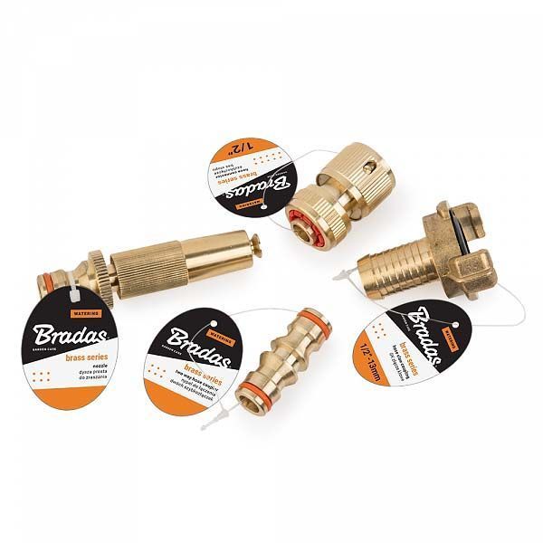 Ниппель латунный для соединения двух коннекторов Bradas Brass BR-2200 фото