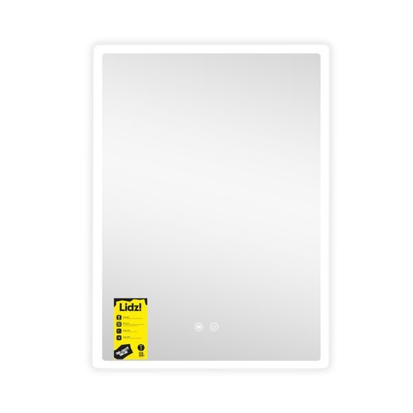 Дзеркало Lidz Orion (OR2) 600х800 з LED-підсвічуванням Touch, з антизапотіванням, з димером, рег. яскравості LDOR60080049292 фото