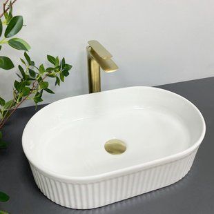 Умивальник (раковина) VBI BIELLA WHITE накладний фото