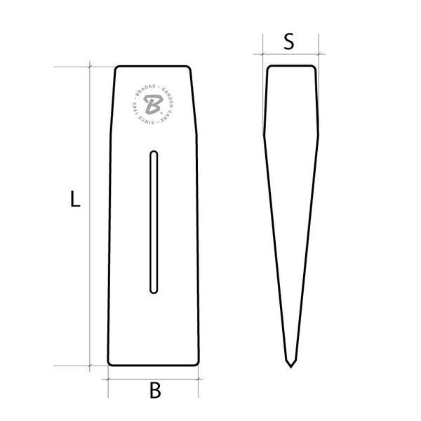 Дровокольный клин 2.5 кг Bradas KT-SK0250 фото