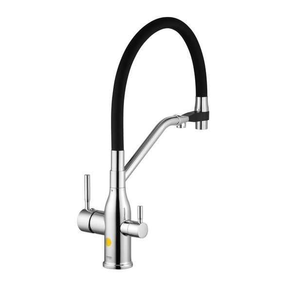 Смеситель для кухни Kroner KRP Kuche - C03816BLK фото