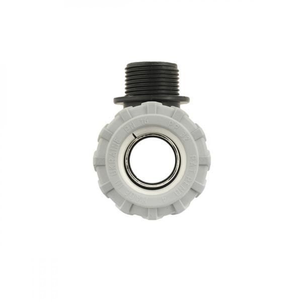 Тройник ПНД с наружной резьбой 32х1/2" COS фото