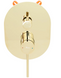 Душевая система REA OVAL GOLD + BOX скрытого монтажа фото 3