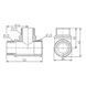 Тройник латунный 1/2" ВНН никель SD Forte SF36515 фото 2