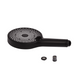 Лейка для ручного душа Qtap Rucni D 130 мм округлая QTRUC125BLM45953 Black Matt фото 3