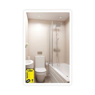 Дзеркало Lidz Orion (OR2) 500х800 з LED-підсвічуванням Touch, з антизапотіванням, з димером, рег. яскравості LDOR50080049291 фото