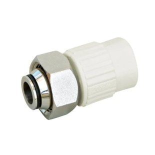 Муфта полипропиленовая (PPR) под евроконус 20х3/4" ВР с накидной гайкой Thermo Alliance фото