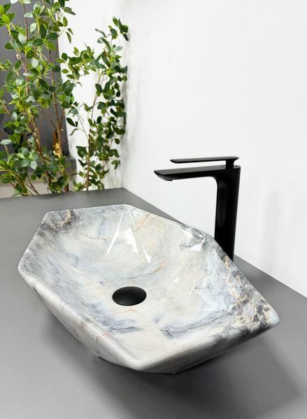 Умывальник (раковина) VBI VENEZIA S GRANIT GLOSS накладной фото