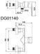 Змішувач для душу, латунь білий AIM DG01140 frosted white фото 3