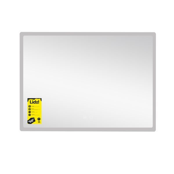 Дзеркало Lidz Orion (OR2) 800х600 з LED-підсвічуванням Touch, з антизапотіванням, з димером, рег. яскравості LDOR80060049294 фото