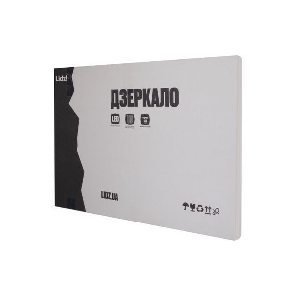 Дзеркало Lidz Orion (OR2) 800х600 з LED-підсвічуванням Touch, з антизапотіванням, з димером, рег. яскравості LDOR80060049294 фото