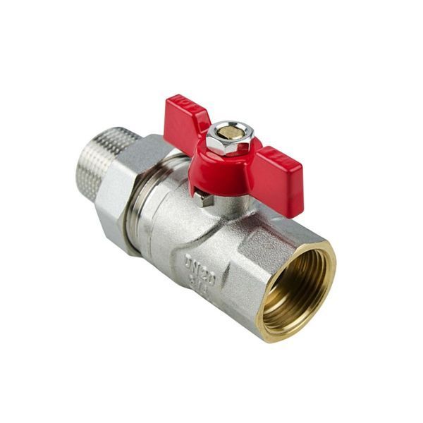 Кран американка 3/4" прямой Raftec Red CSA-021 фото