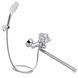 Смеситель для ванны Qtap Grand с поворотным изливом (c душевым гарнитуром) QTGRACRM005 Chrome фото 1