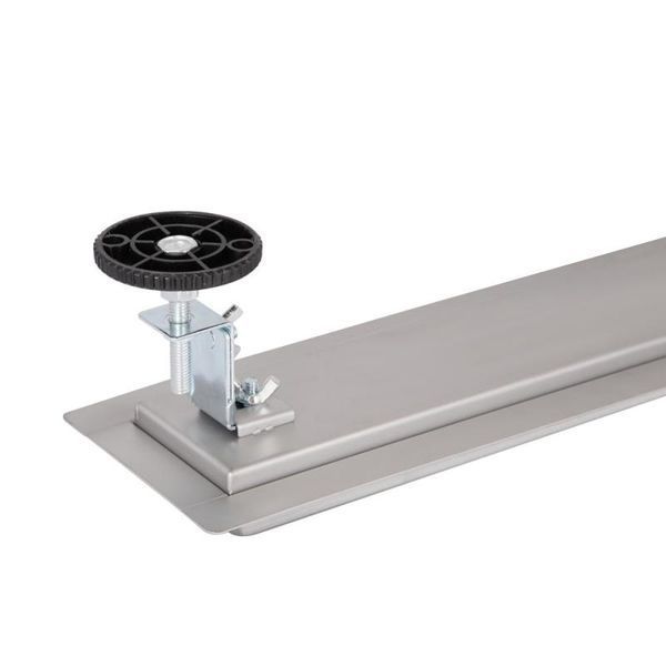 Трап для душа 50 см под плитку Qtap Taurus Tile500 из нержавеющей стали, линейный, сухой затвор, двусторонняя решетка фото