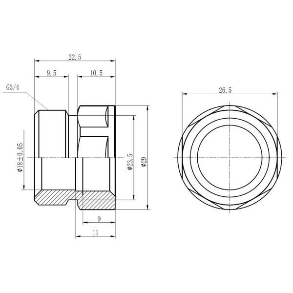 Муфта обтискна Thermo Alliance 20х1/2" В SF171W2015 фото