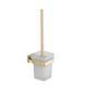 Йоржик для унітазу VBI MARS BRUSHED GOLD фото 1