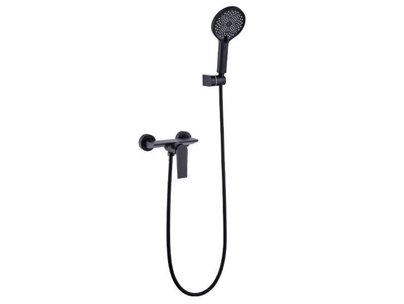 Змішувач для душу, латунь чорний матовий AIM DG08940 matte black фото