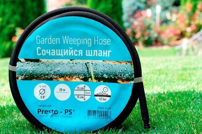 Сочащийся шланг Presto-PS диаметр 5/8 дюйма, длина 20 м (1352) фото