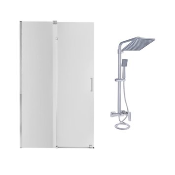 Готове рішення Qtap 13: Стіна Walk-In GLIDE, 120x190 + Душ. система 44854сп фото