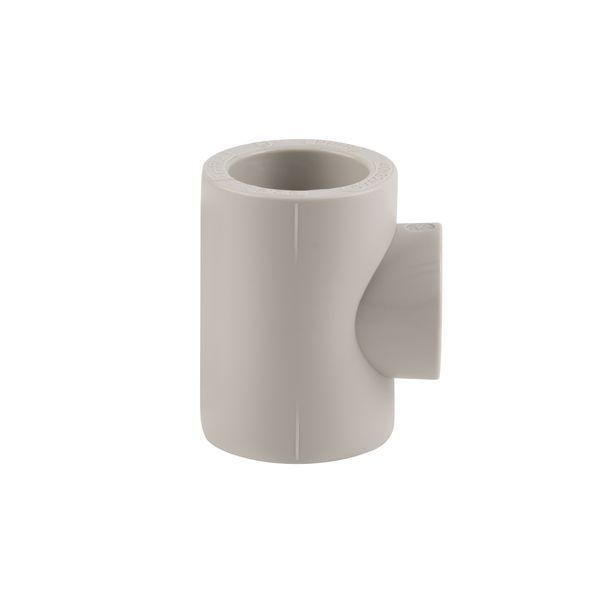 Тройник переходной полипропиленовый (PPR) 40х32х40 под пайку Thermo Alliance фото