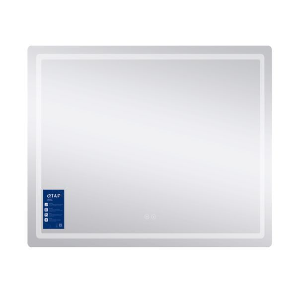 Дзеркало Qtap Mideya (MI2) 900х700 з LED-підсвічуванням Touch, з антизапотіванням, з димером, рег. яскравості QT2078NCF9070 фото
