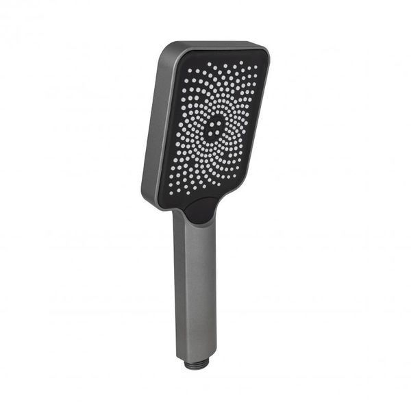 Лійка для ручного душу 145x90 мм Qtap Rucni прямокутна QTRUCA145S1GRP Graphite фото