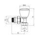 Кран радиаторный вентильный Giacomini 1/2" угловой фото 2